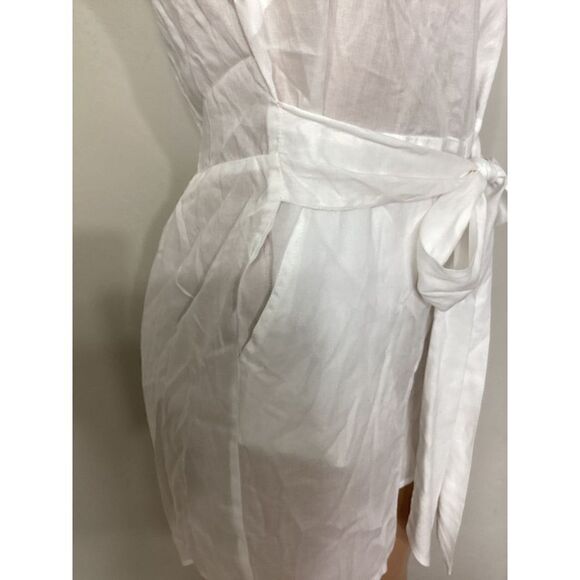 New. Lucky Brand sheer white romper/coverup. Normally $79 - Picture 5 of 9